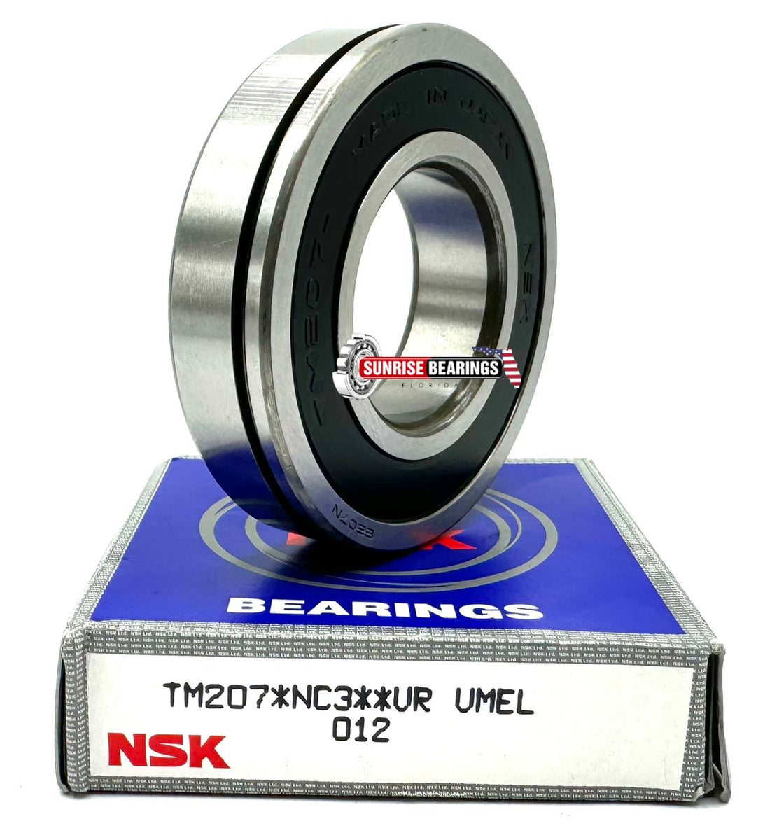 Nsk Tm207 N C3 Ball Bearing, Open Type, No Seals + Snap Ring 6207 N 35X72X17 mm
