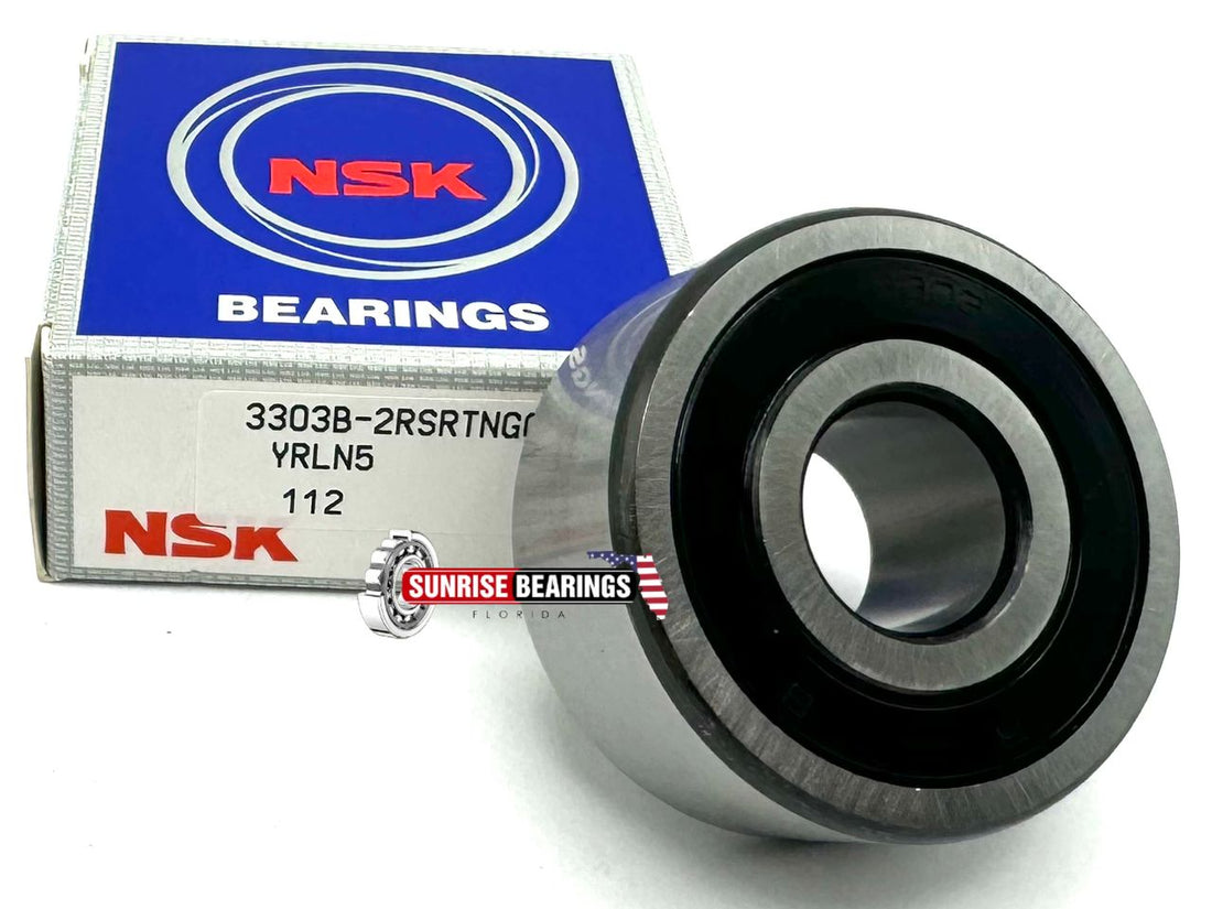 NSK 3303 B 2Rsr Tng C3 Angular Contac Bearing Rubber Sealed 17X47X22,2 mm