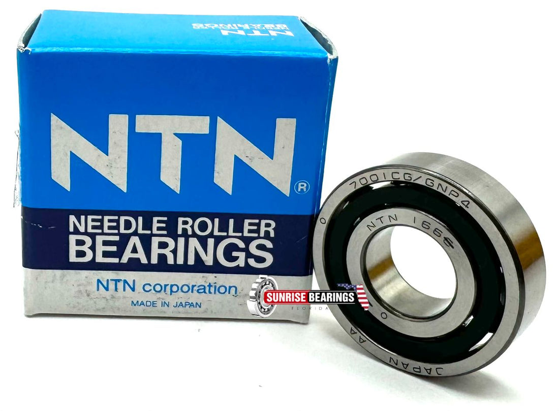 NTN JAPAN 7001 CG GN P4 ANGULAR CONTACT BALL BEARING 12x28x8 mm