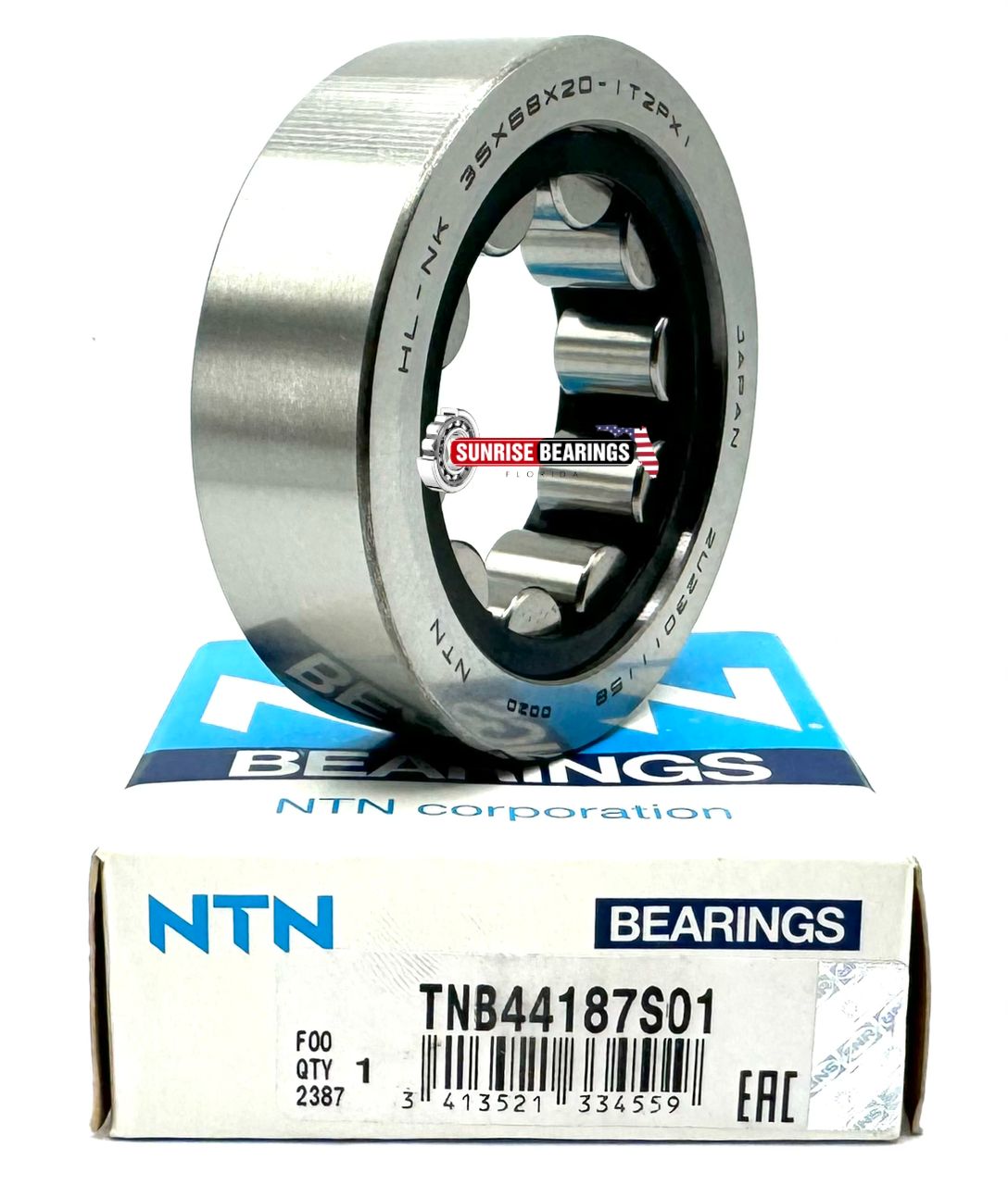 NTN  Japan Tnb44187 S01 Countershaft Bearing For Honda 91003-Pps-0030 Rnu070720-3