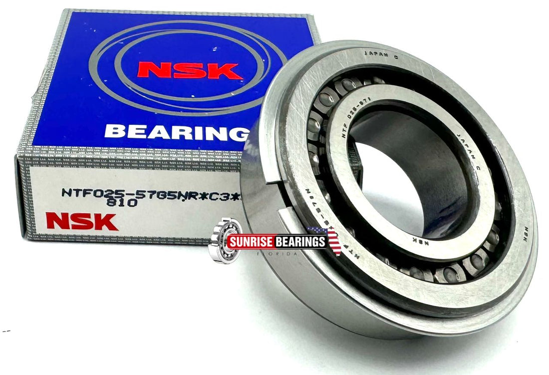 NSK NTF025-57 GR NR BEARING NUPK2205 NR C3 for TOYOTA 90365-25023 25x52x18 mm