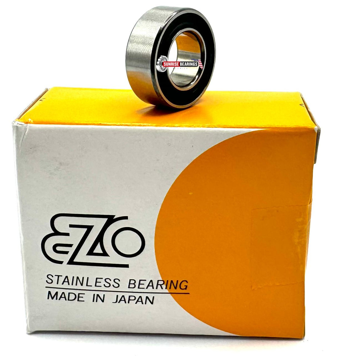 EZO JAPAN 63800 2RS DEEP GROOVE BALL BEARING, RUBBER SEALED 10x19x7 mm