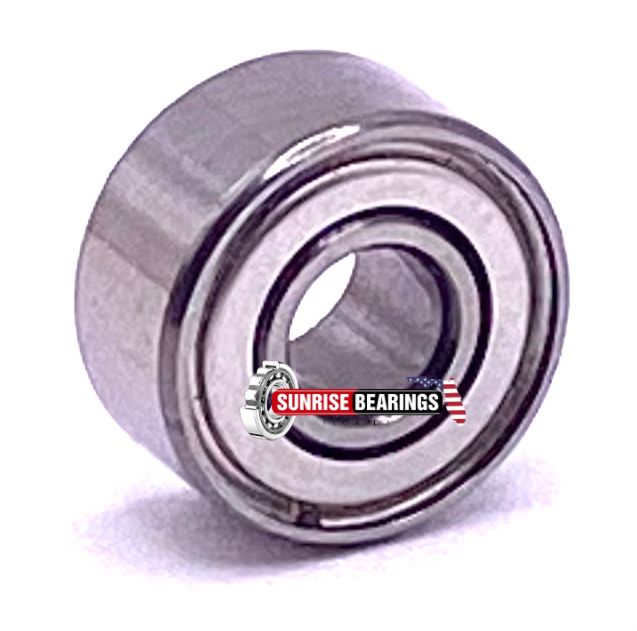 EZO Japan 693 ZZ Deep Groove Ball Bearing, Metal Shielded 3x8x4 mm