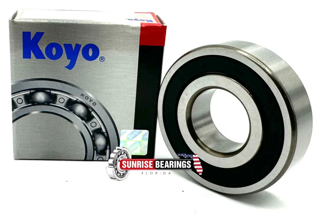 Koyo Japan 6204 2RS Deep Groove Ball Bearing, Rubber Sealed 20x47x14 mm