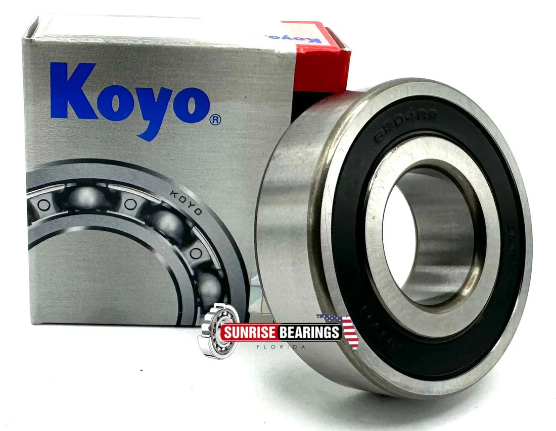 Koyo Japan 6204 2RS Deep Groove Ball Bearing, Rubber Sealed 20x47x14 mm
