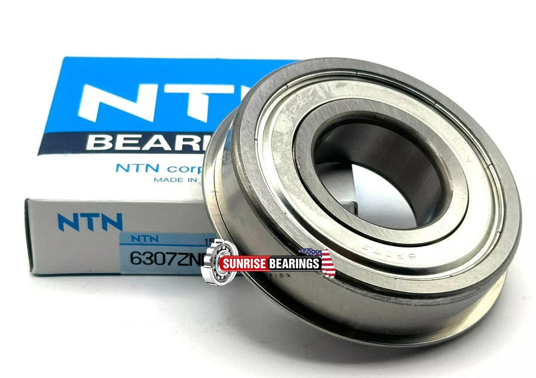 NTN 6307 ZNR C3 BALL BEARING, METAL SHIELDED ONE SIDE + SNAP RING 35x80x21 mm