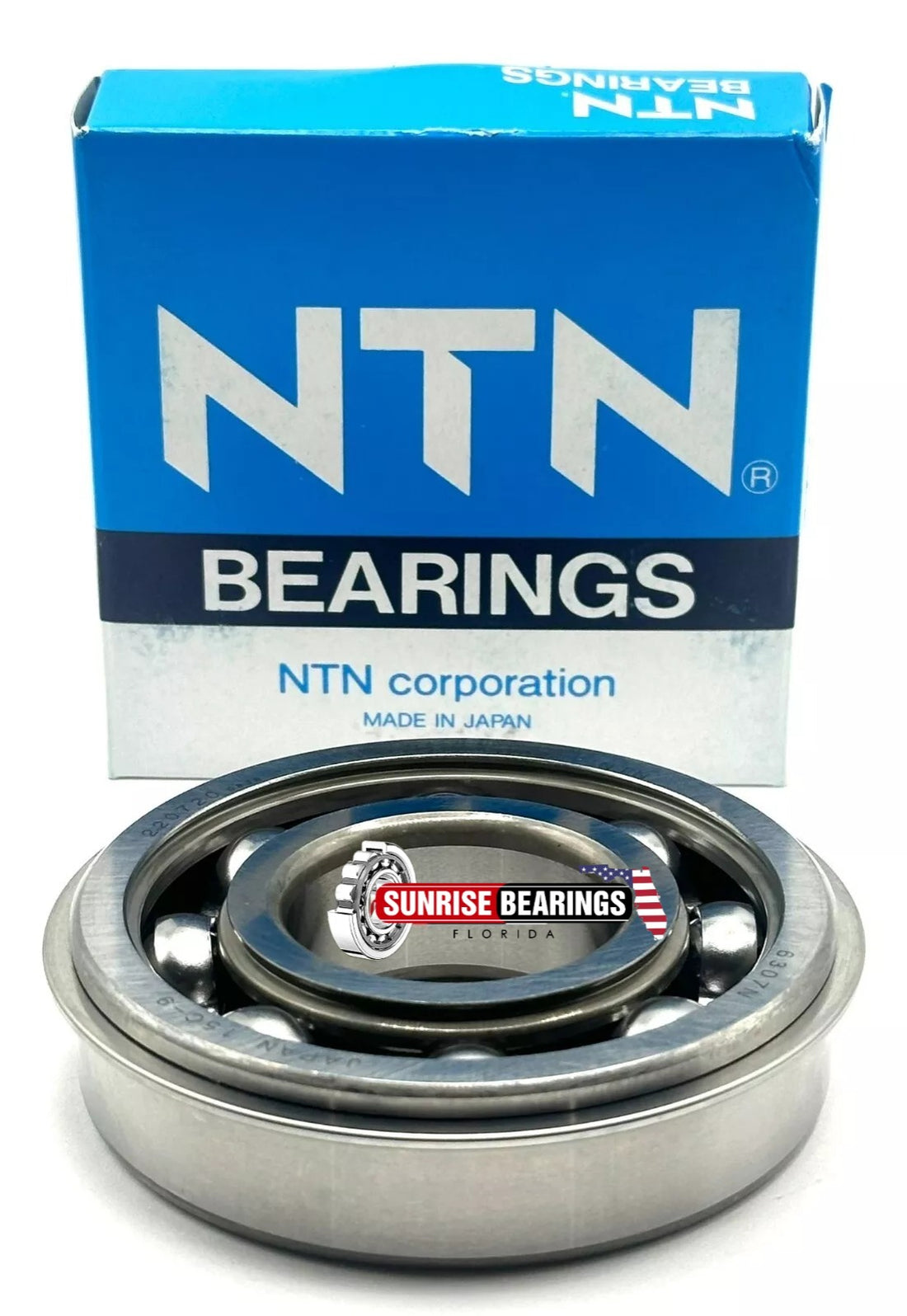 NTN 6307 ZNR C3 BALL BEARING, METAL SHIELDED ONE SIDE + SNAP RING 35x80x21 mm