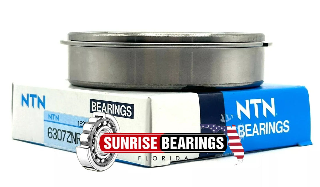 NTN 6307 ZNR C3 BALL BEARING, METAL SHIELDED ONE SIDE + SNAP RING 35x80x21 mm