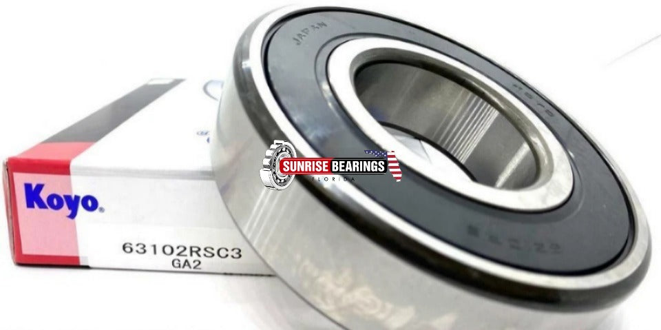 KOYO Japan 6310 2RS C3 Deep Groove Ball Bearing, Rubber Sealed 50x110x27 mm