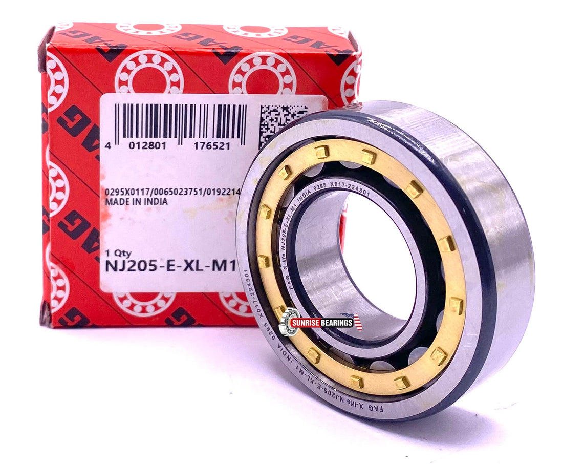 FAG NJ205 E M1 Cylindrical Roller Bearing 25x52x15 mm