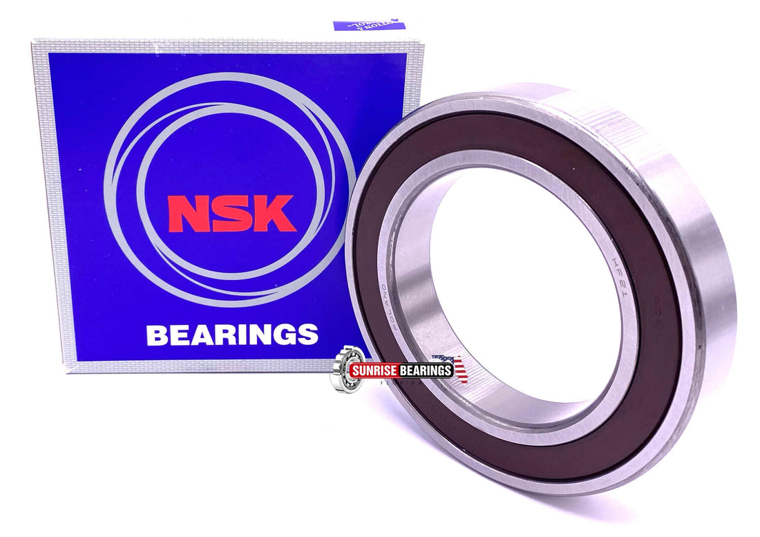 NSK 6014 DDU Deep Groove Ball Bearing, Rubber Sealed 6014 2RS 70x110x20 mm