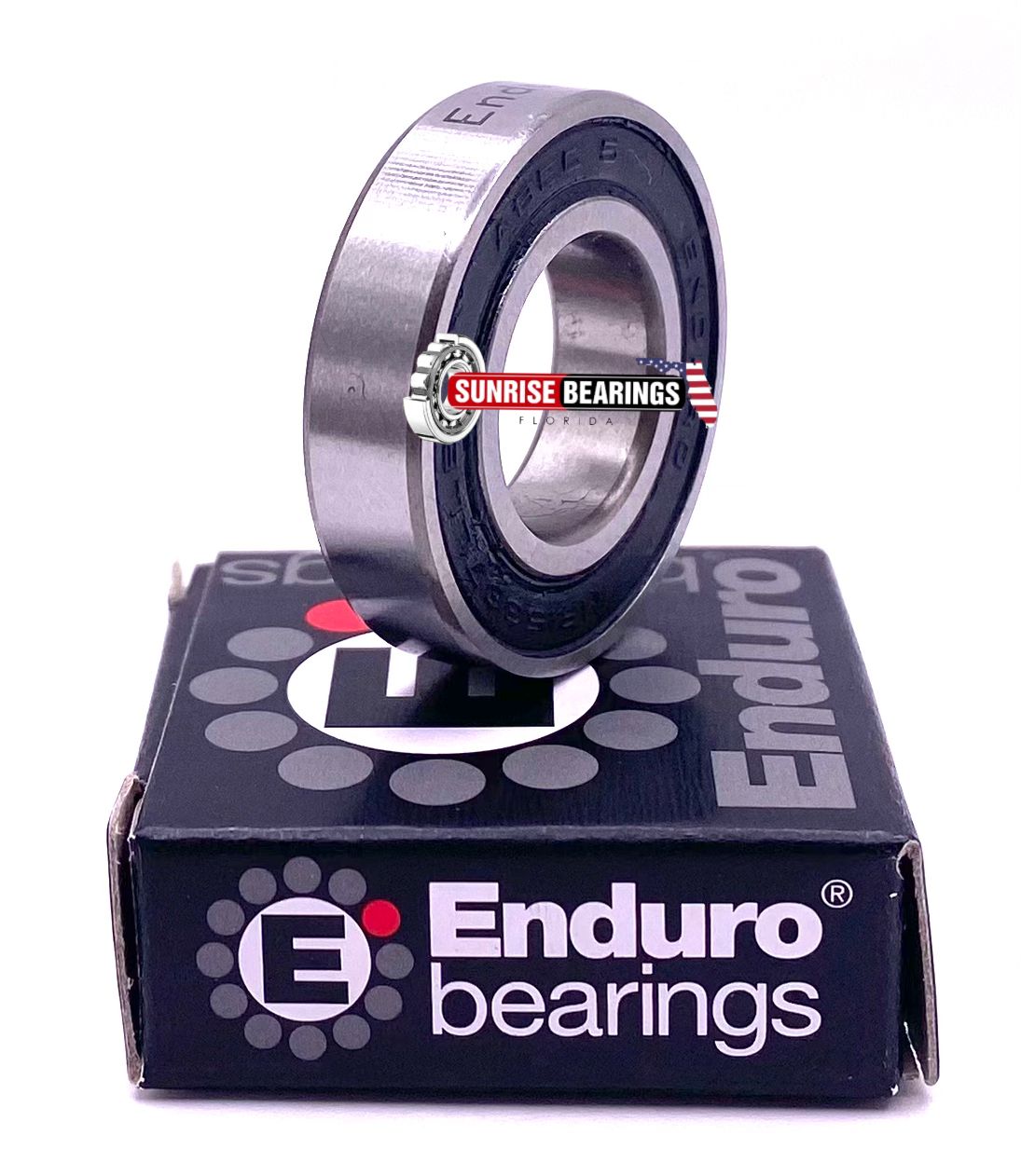 ENDURO MR15307 LLU/LLB Ball Bearing, Rubber Sealed 15x30x7 mm
