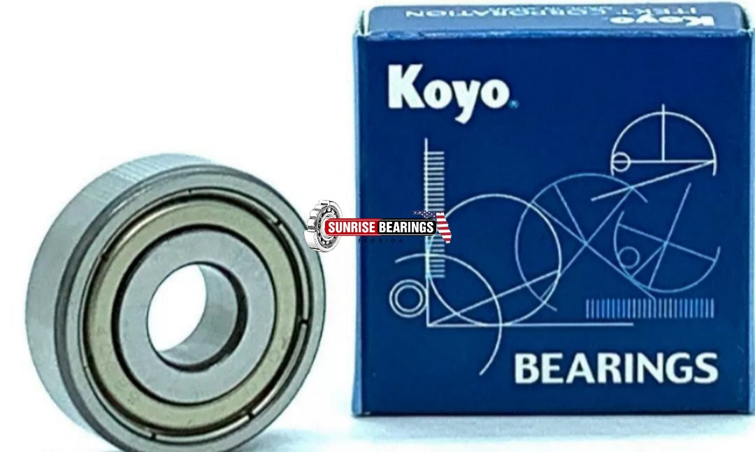 KOYO Japan 6200 ZZ Deep Groove Ball Bearing, Metal Shielded 10x30x9 mm