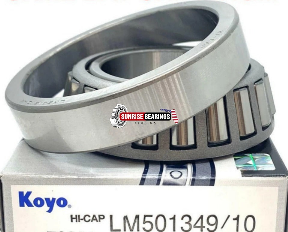 KOYO Japan set45 LM501349 / 10 Tapered Roller Bearing Cup and Cone 41.275x73.431x19.558 mm