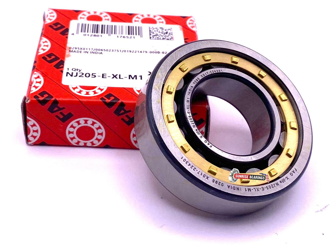 FAG NJ205 E M1 Cylindrical Roller Bearing 25x52x15 mm