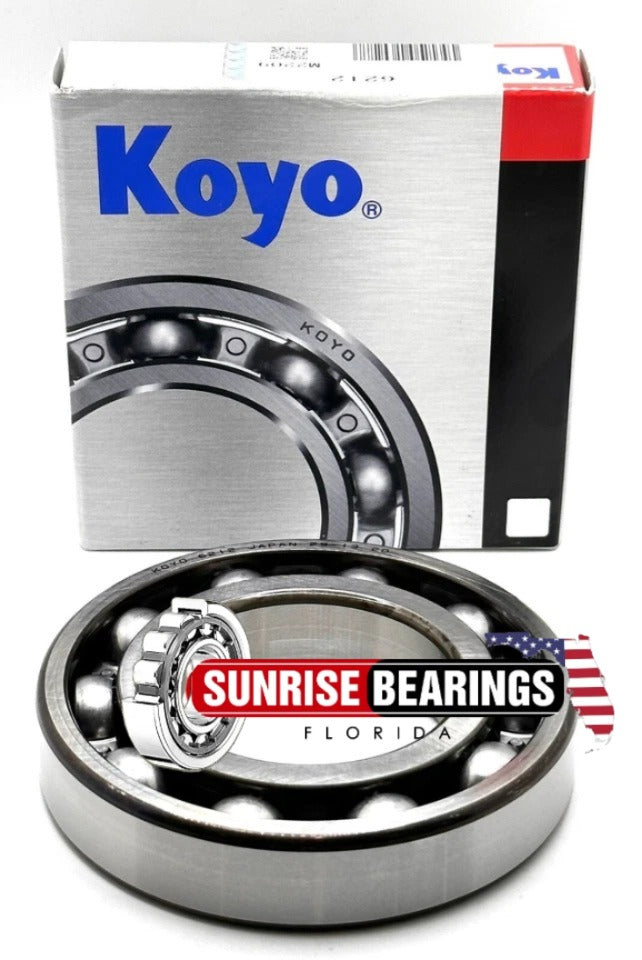 KOYO Japan 6212 Deep Groove Ball Bearing, OPEN Type, No Seals 60x110x22 mm