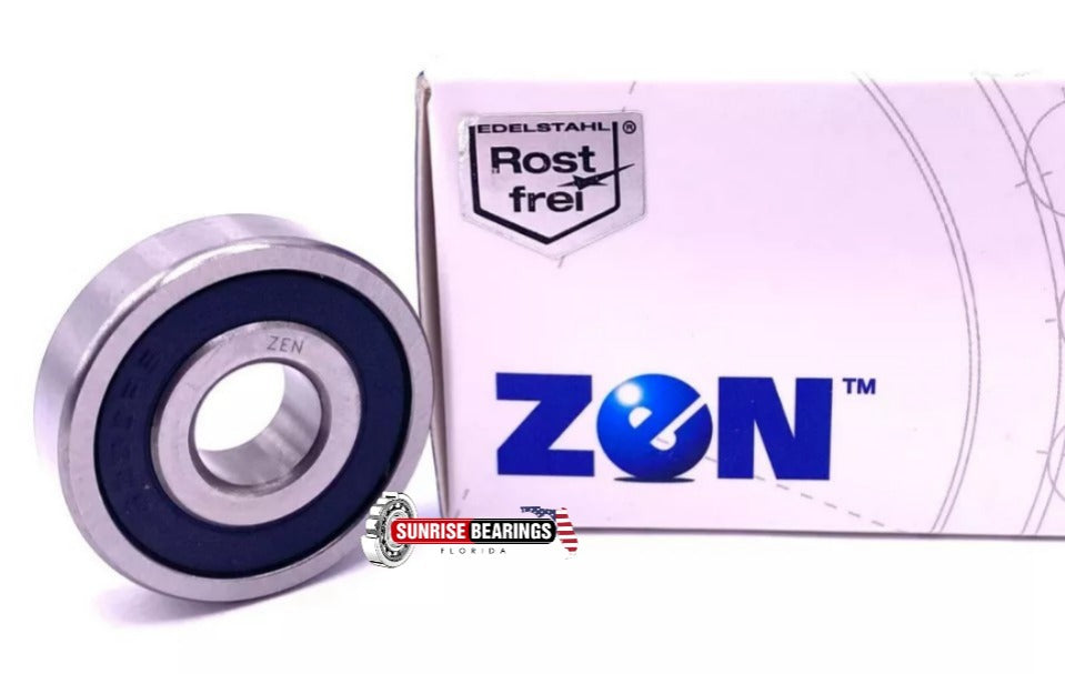ZEN 6200 2RS C3 Deep Groove Ball Bearing, Rubber Sealed 10x30x9 mm