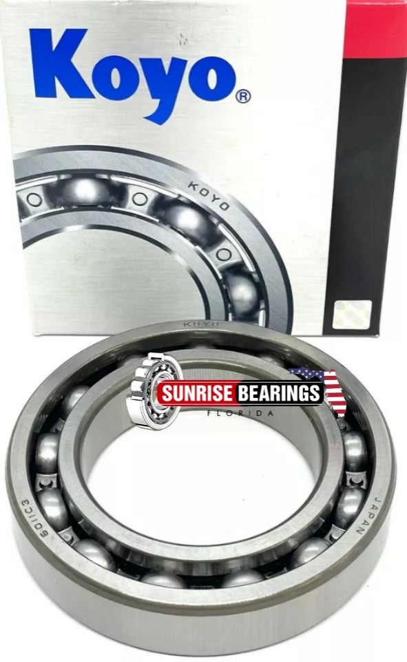 KOYO Japan 6011 Deep Groove Ball Bearing, Open Type, No Seals 55x90x18 mm