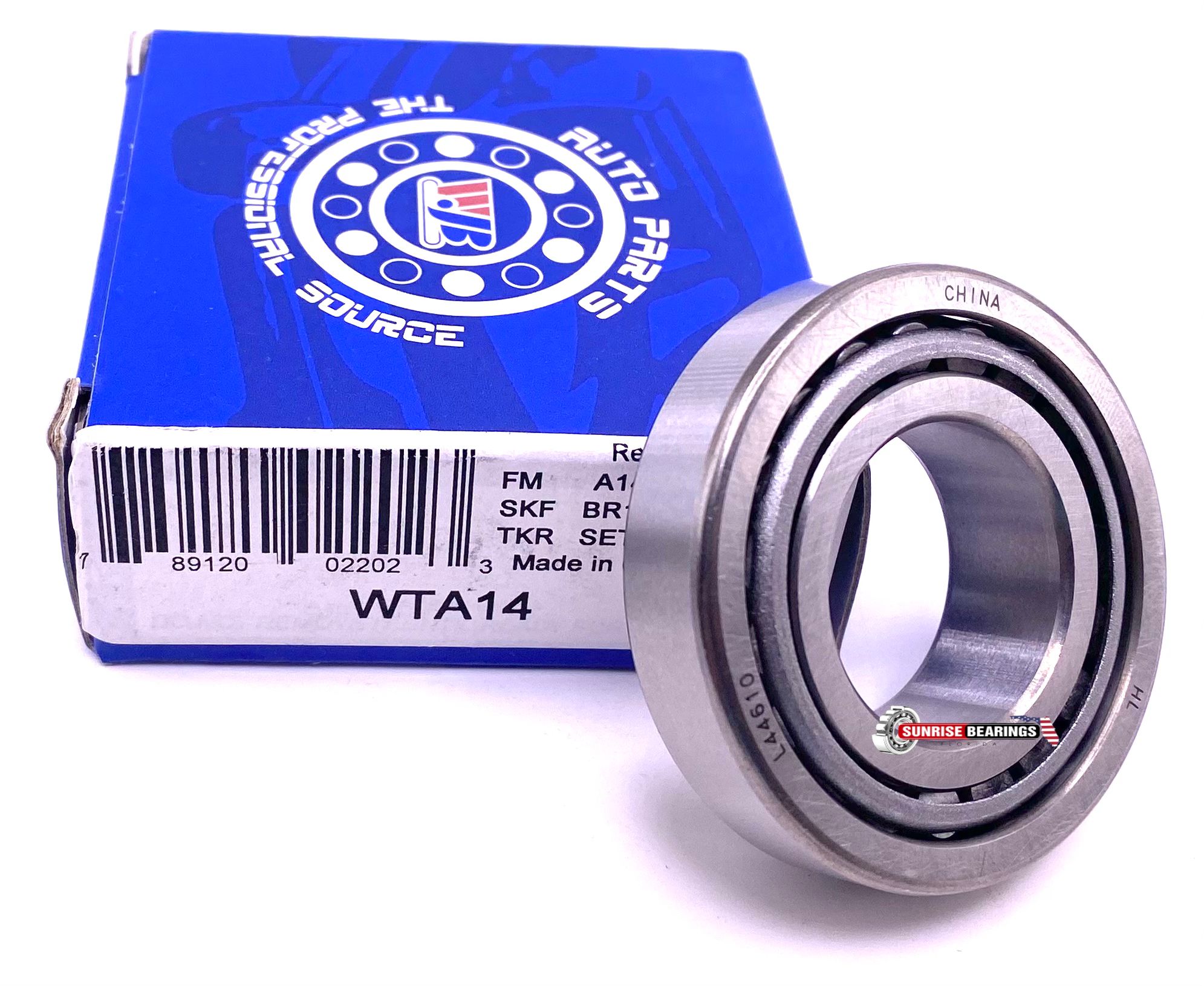 WJB L44643 / L44610 Tapered Roller Bearing A14 SET 14 25.4x50