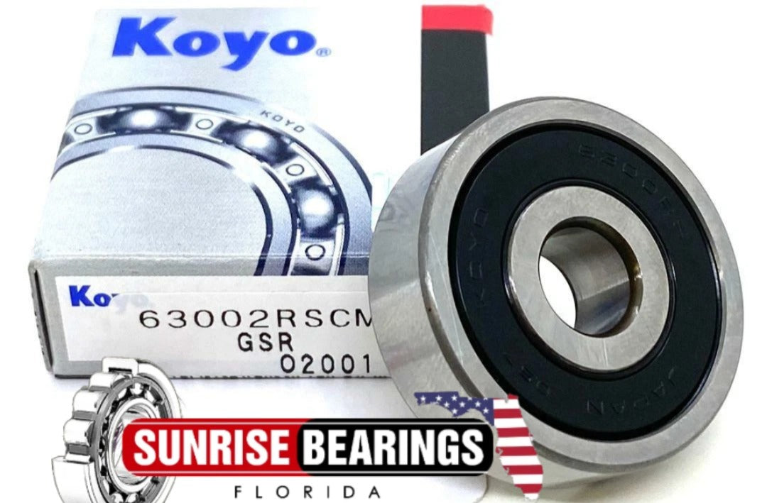 KOYO Japan 6300 2RSCM Deep Groove Ball Bearing, Rubber Sealed 10x35x11 mm