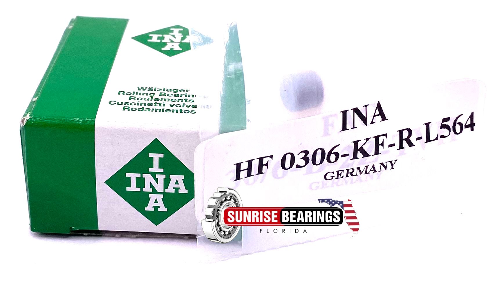 INA GERMANY HF0306 KF R L564 Drawn Cup Roller Clutches Bearing 3x6