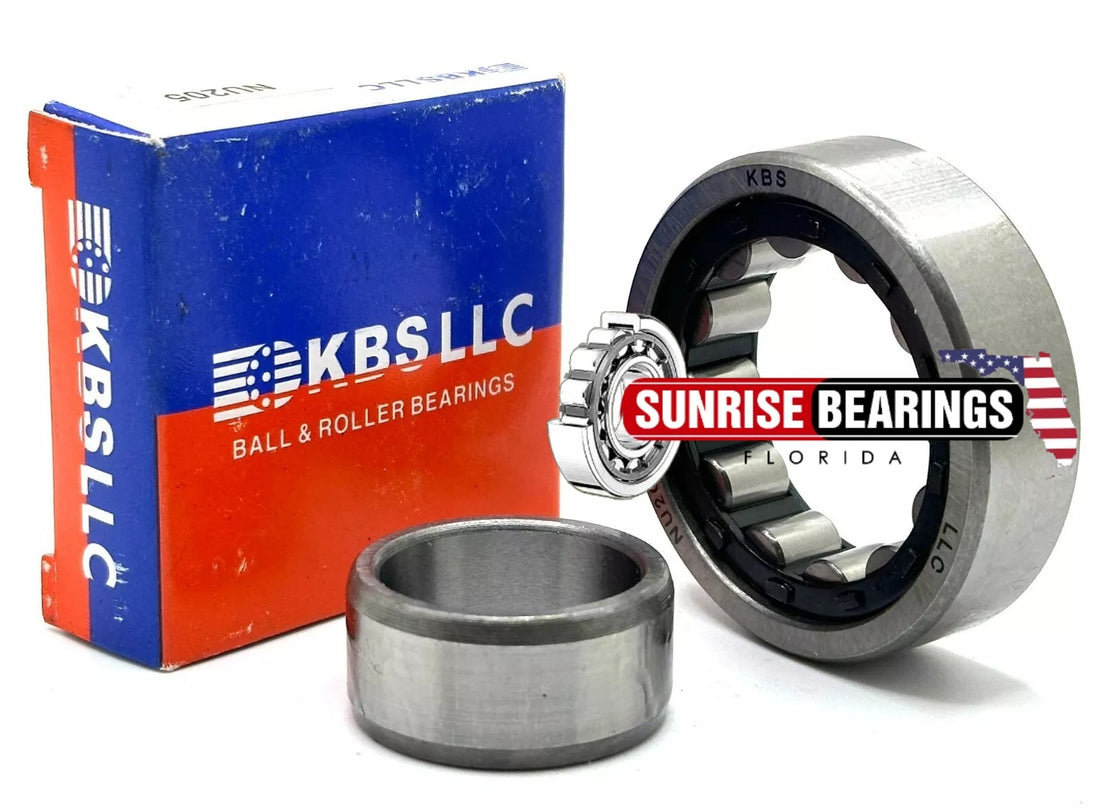 KBS NU205 CYLINDRICAL ROLLER BEARING 25x52x15 mm