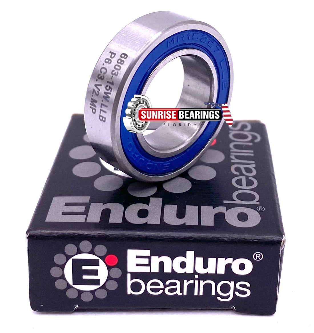 ENDURO MR15267 2RS Ball Bearing, Rubber Sealed (6803-15W.LLB) 15x26x7 mm