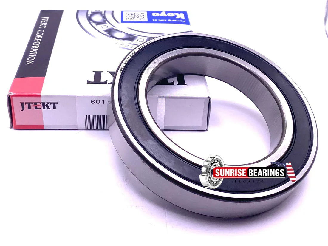 KOYO Japan 6024 2RS Deep Groove Ball Bearing, Rubber Sealed 120x18x28 mm