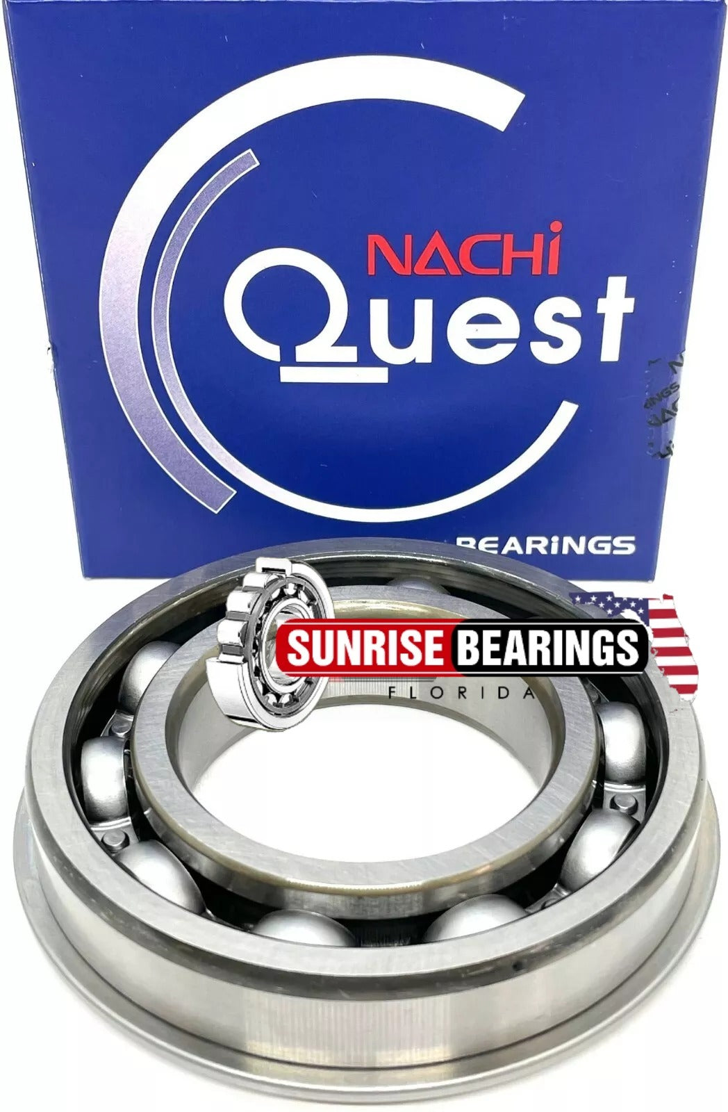 NACHI JAPAN 6210 NR BALL BEARING, OPEN TYPE, NO SEALS + SNAP RING 50x90x20 mm