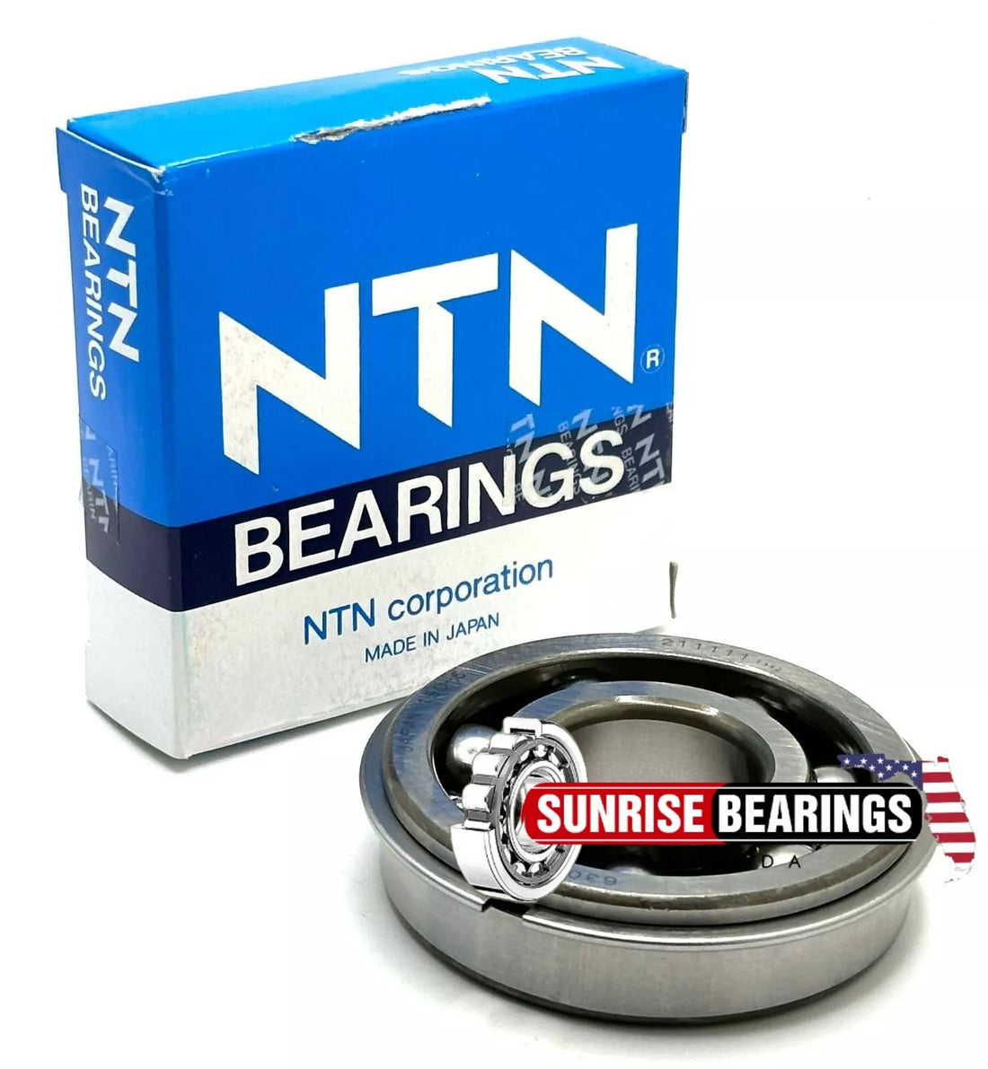 NTN  Japan 6305 Nr Deep Groove Ball Bearing, Open, No Seals +Snap Ring 25X62X17 mm