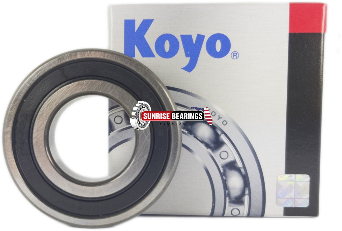 KOYO  627 2RS Deep Groove Ball Bearing, Rubber Sealed 7x22x7 mm