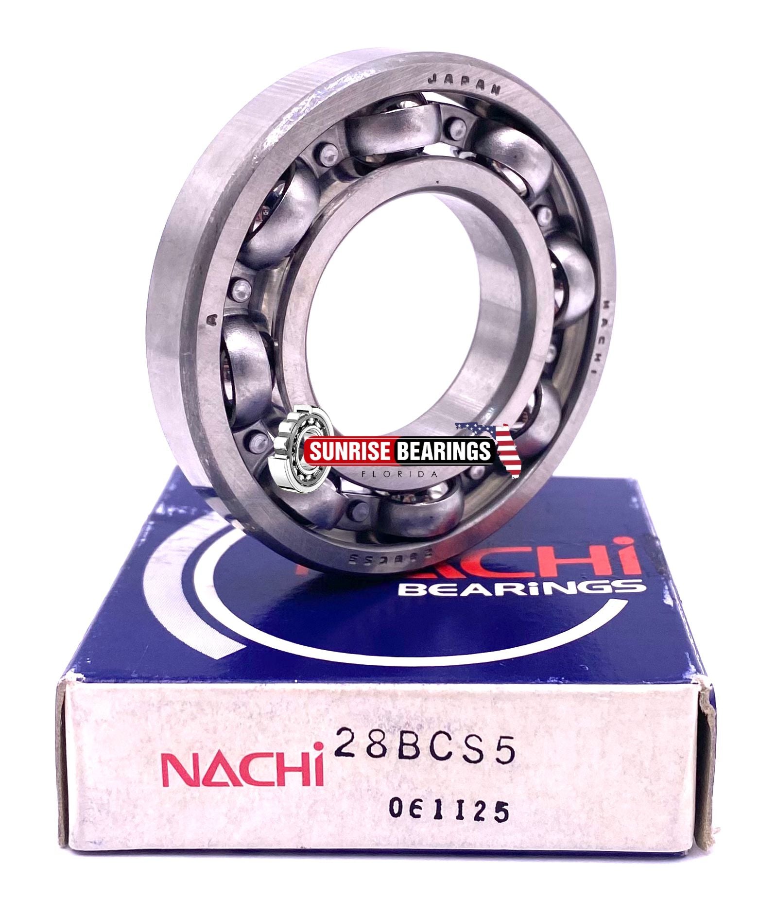 NACHI Japan 28BCS5 Single Row Ball Bearing 28x56x10 mm – Sunrise