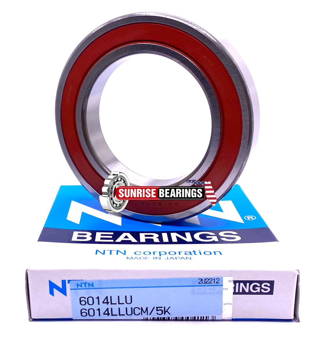 NTN 6014 LLU C3 Deep Groove Ball Bearing Rubber Sealed 6014 2RS 70x110x20 mm