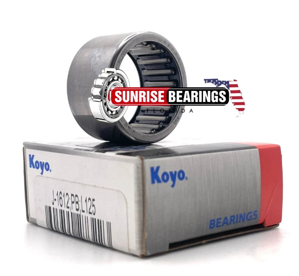 KOYO USA J1612 DCL1612 Drawn Cup Needle Roller Bearing 1.000" x 1.250" x 0.750"