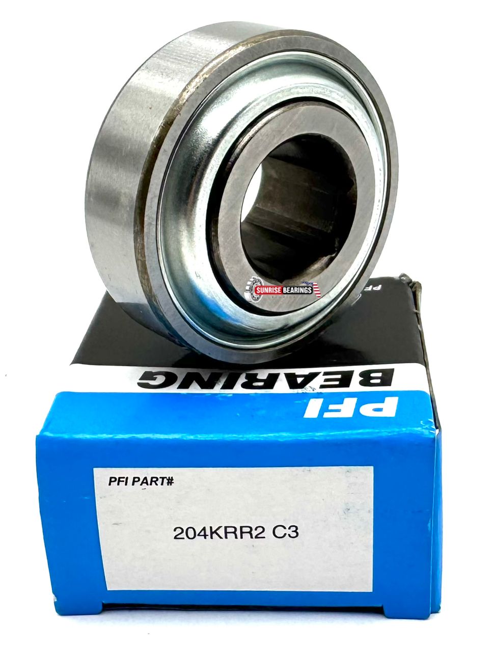 PFI 204 KRR2 C3 Agricultural Bearing Hex. Bore for John Deere JD7126