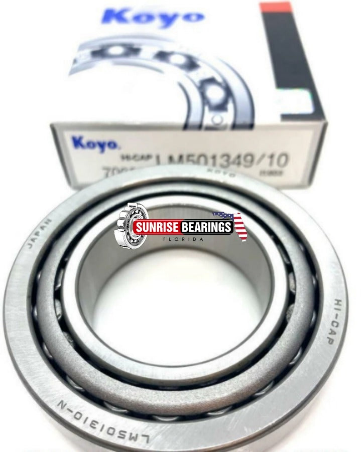 KOYO Japan set45 LM501349 / 10 Tapered Roller Bearing Cup and Cone 41.275x73.431x19.558 mm