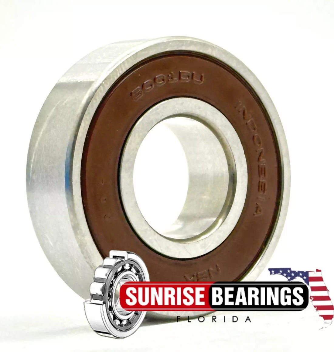 NSK 6001 DDU DEEP GROOVE BALL BEARING, RUBBER SEALED 12x28x8 mm 6001 2RS NO BOX