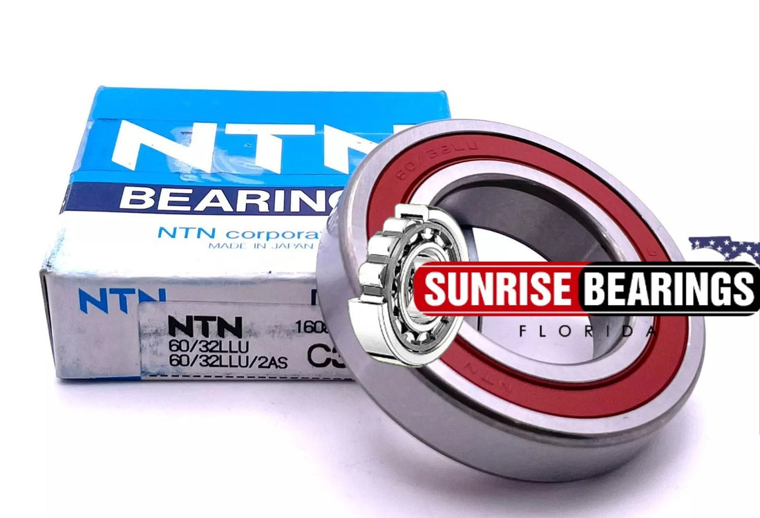 NTN JAPAN 60/32 LLU BALL BEARING RUBBER SEALED 60/32 LLU/2RS 32x58x13 mm