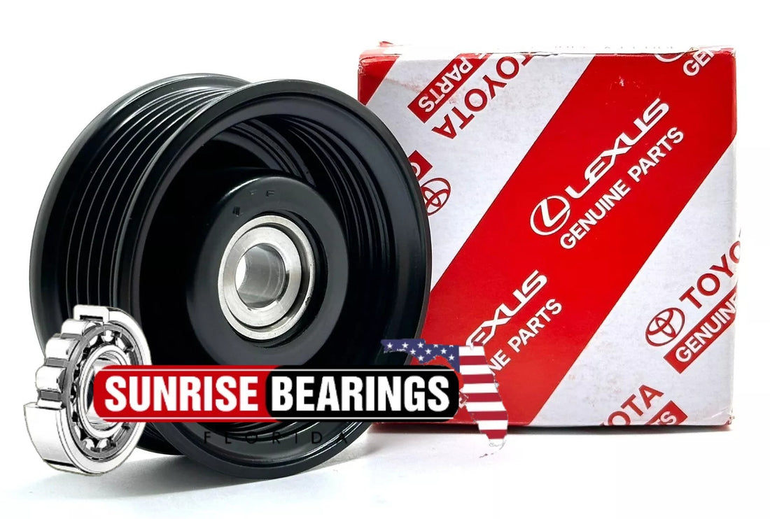 Toyota Genuine 1660450030 PULLEY SUB-ASSY, IDLER, NO.2 16604-50030