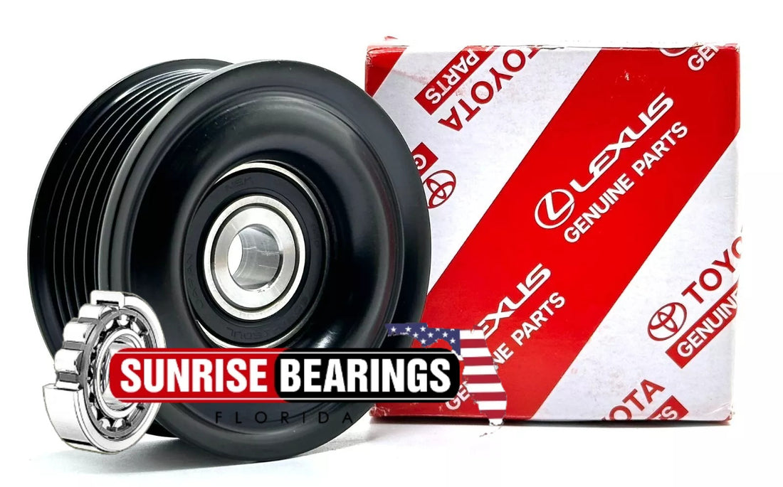 Toyota Genuine 1660450030 PULLEY SUB-ASSY, IDLER, NO.2 16604-50030