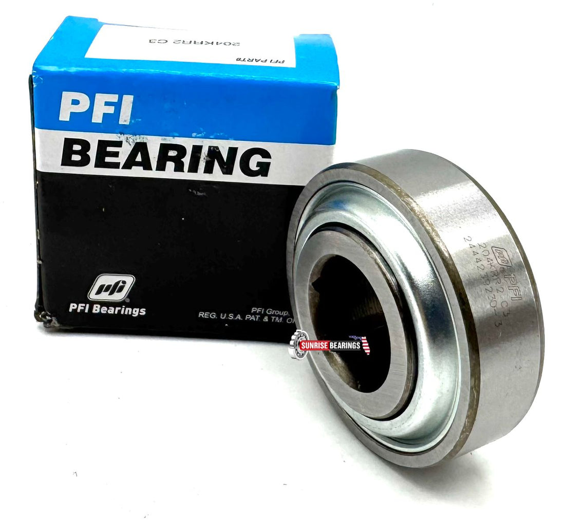 PFI 204 KRR2 C3 Agricultural Bearing Hex. Bore for John Deere JD7126