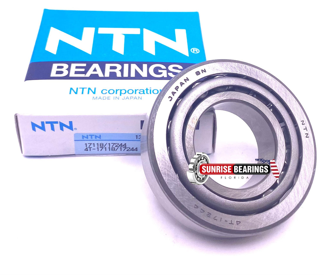 NTN Japan 17118 17244 Tapered Roller Bearing 29.99 x 62 x 16.57 mm