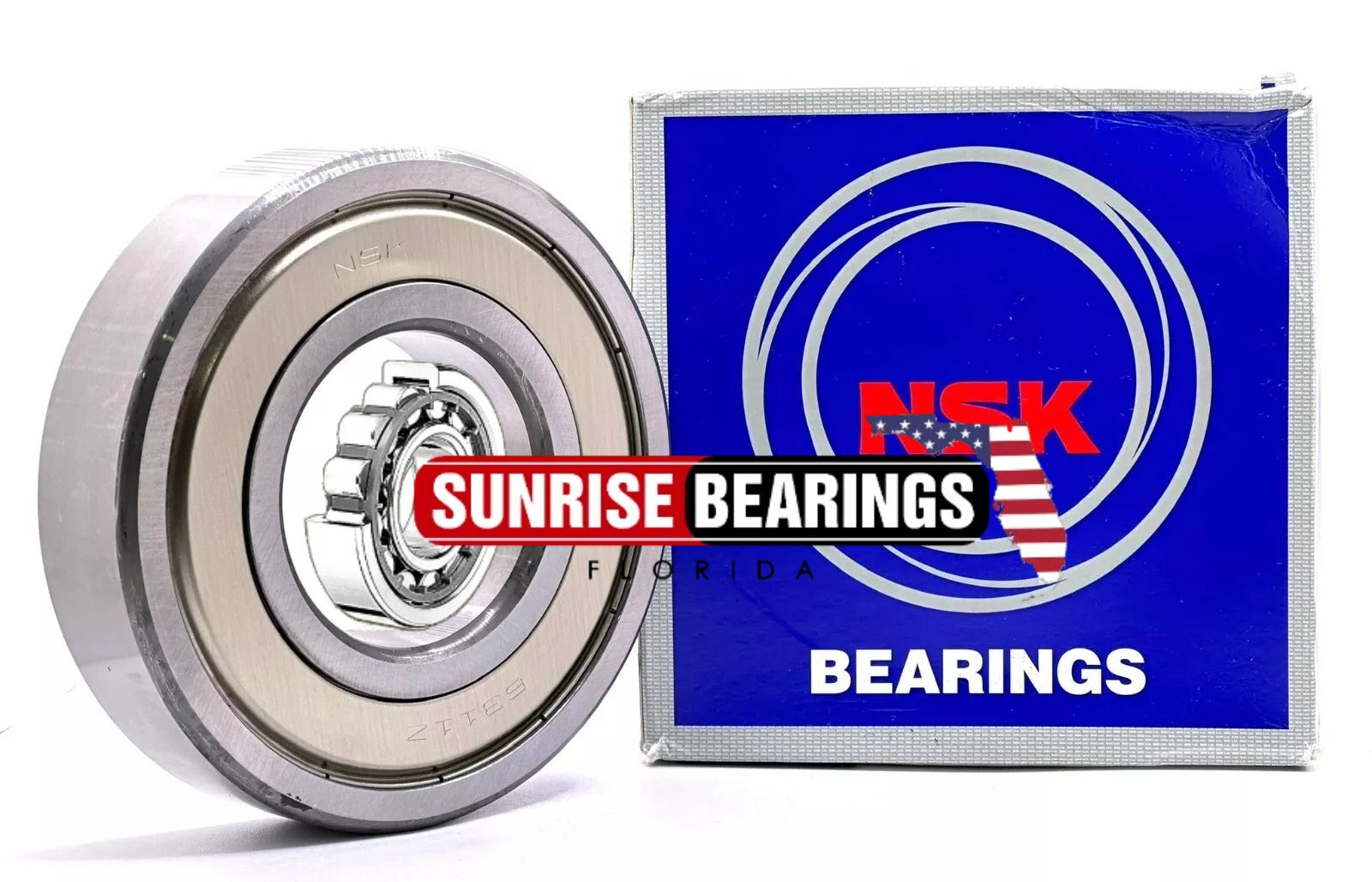 NSK 6311 ZZ C3 DEEP GROOVE BALL BEARING, METAL SHIELDED 55x120x29