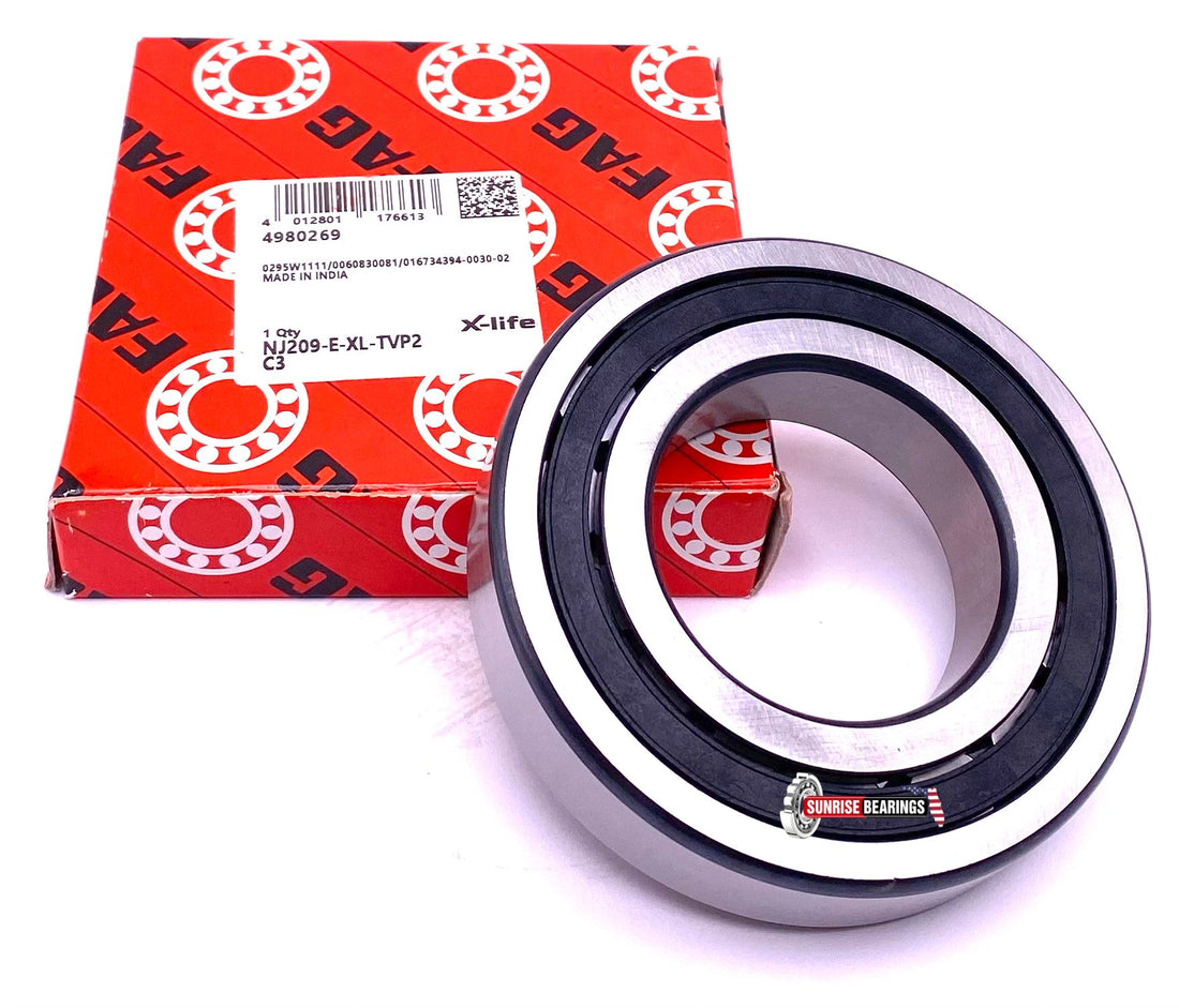 FAG  NJ209 E XL TVP2 C3 Cylindrical roller bearing 45x85x19 mm