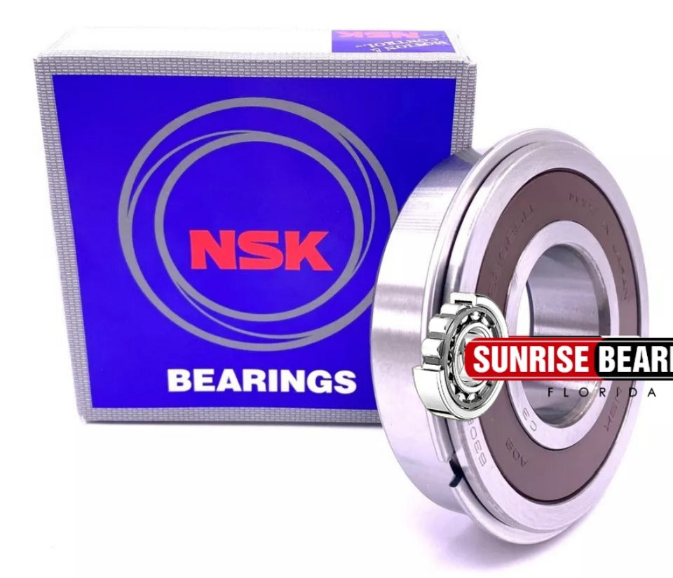NSK Japan 6308 DDU NR C3 Ball Bearing, Rubber Sealed + Snap Ring 2RS 40x90x23 mm