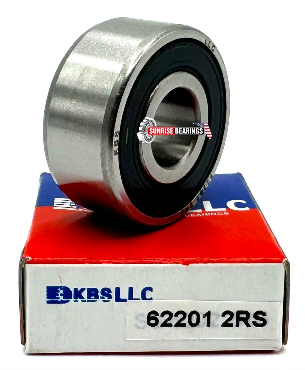 KBS 62201 2RS DEEP GROOVE BALL BEARING, RUBBER SEALED 12x32x14 mm