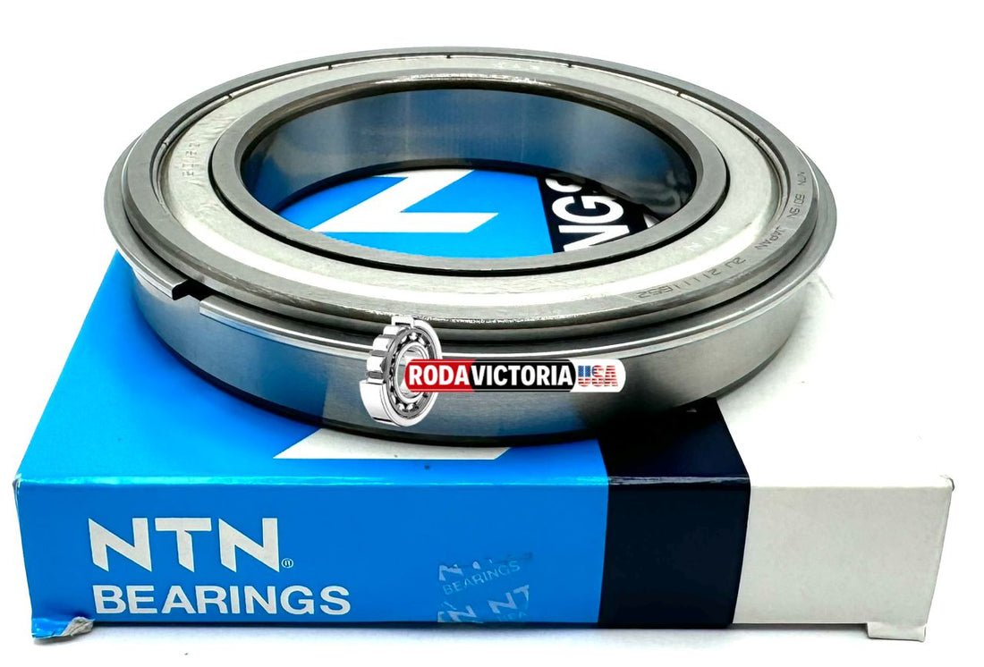 NTN 6015 ZZ NR DEEP GROOVE BALL BEARING, METAL SHIELDED + SNAP RING 75x115x20 mm