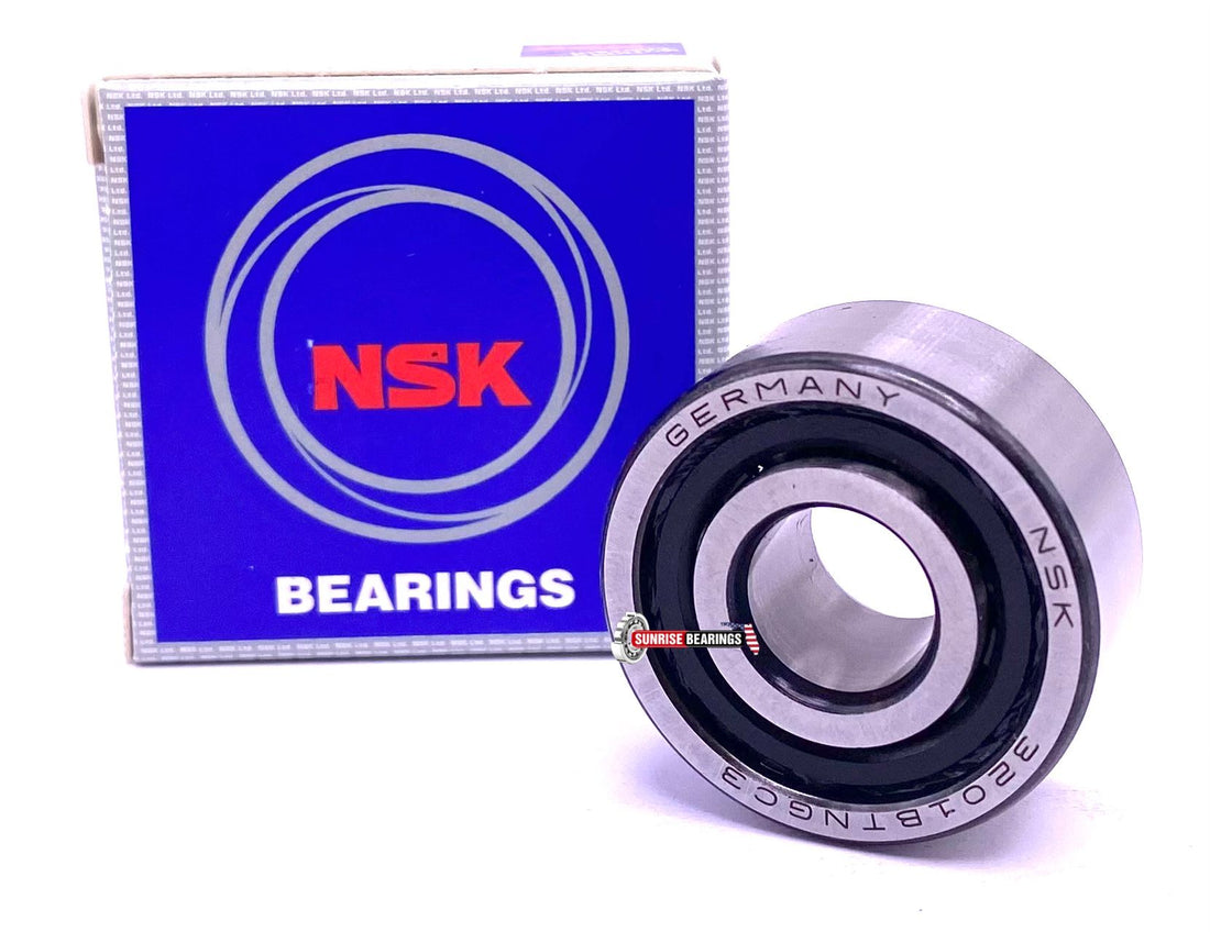 NSK 3201 B TNG C3 Double Row Angular Contact Ball Bearing 5201 12x32x15,9 mm