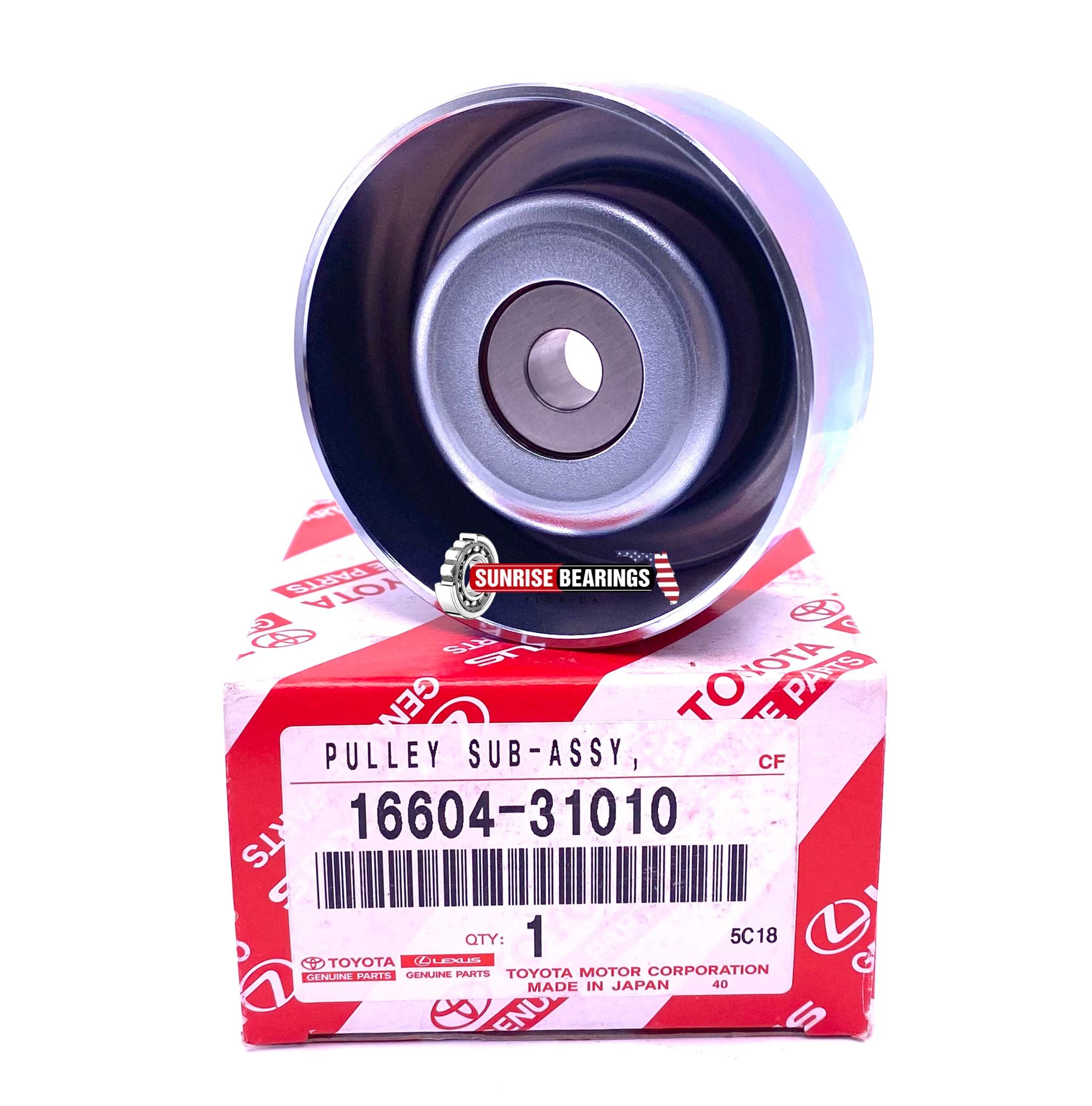 Drive Belt Idler Pulley for Toyota 16604-31010 Koyo PU107013 RMXY