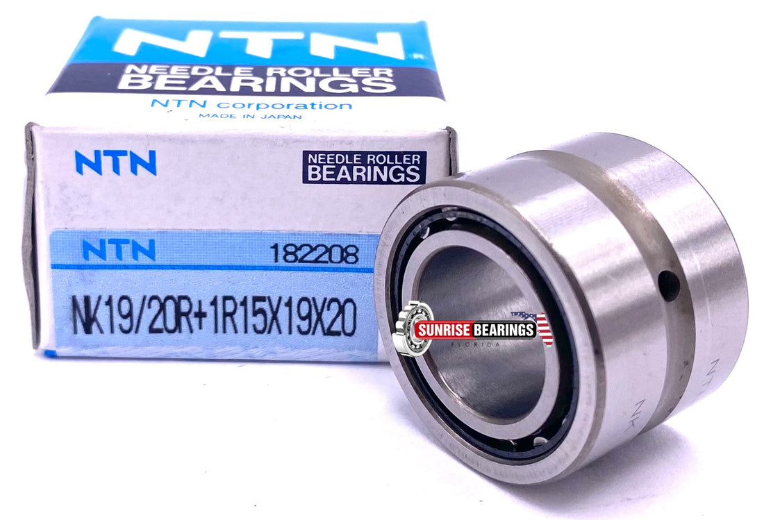 NTN NK19/20 R + 1R15X19X20 NEEDLE ROLLER BEARING + INNER RING 15x27x20 mm